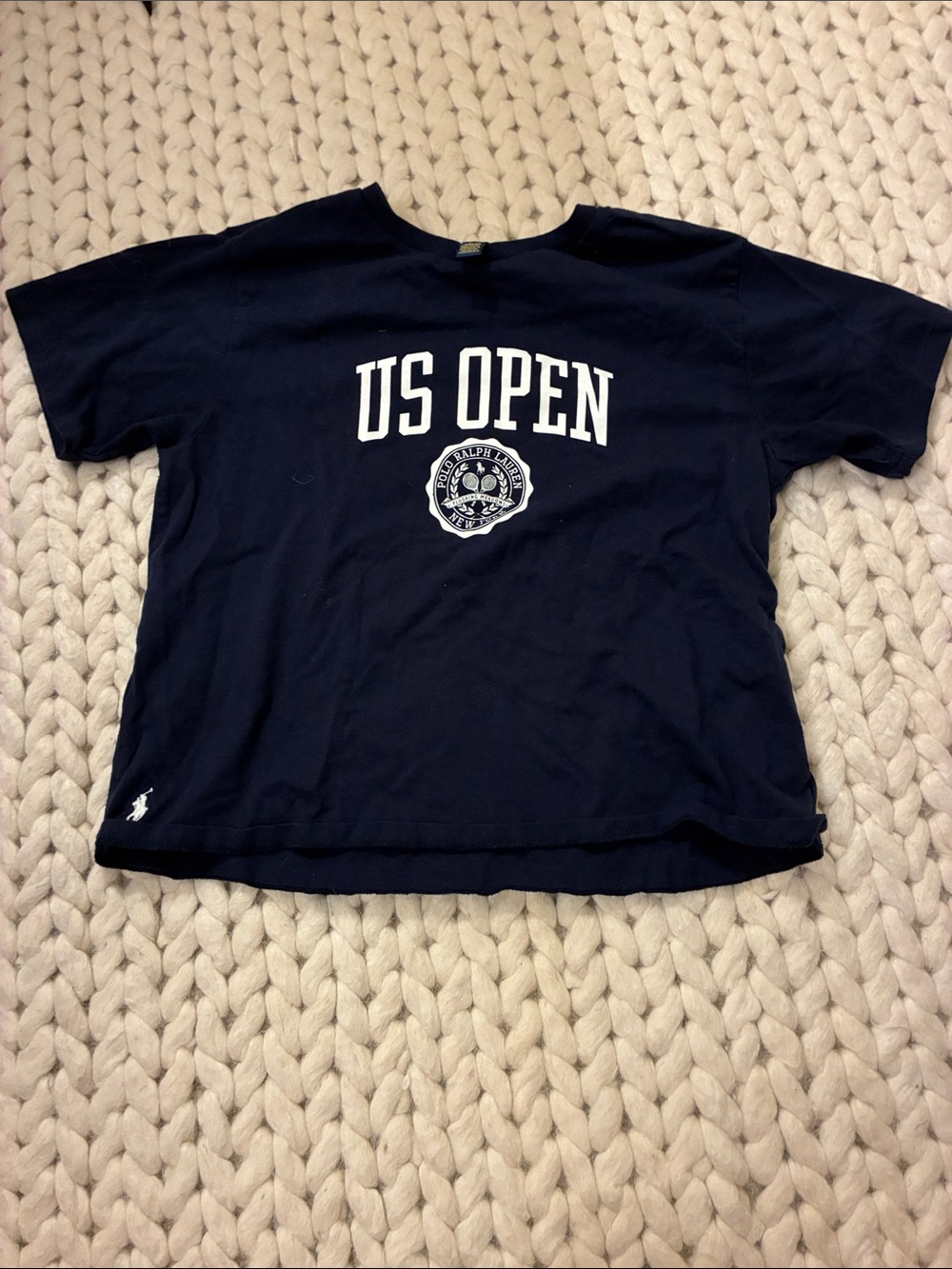 Ralph Lauren Navy US Open Graphic Short Sleeve Tee
